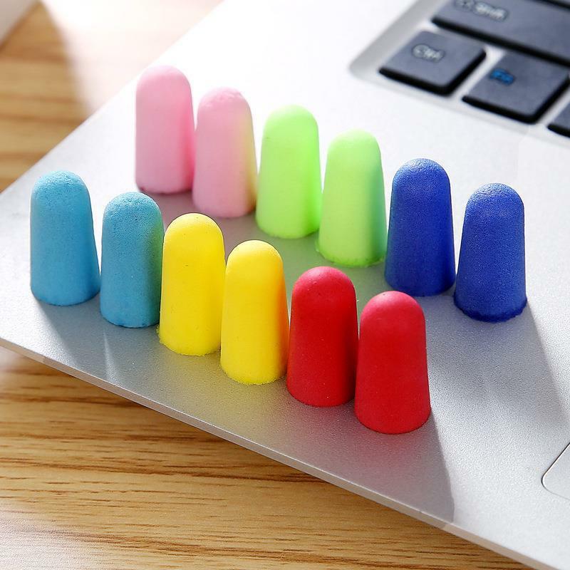 Soft Silicone Ear Plugs Sound Insulation Ear Protection Earplugs Anti Noise Snoring Sleeping Plugs for Travel Noise Reduction