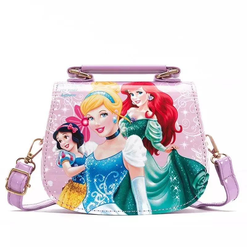 Disney Frozen 2 Elsa Anna  princess children's toys shoulder bag girl Sofia princess baby handbag  kid fashion shopping bag gift