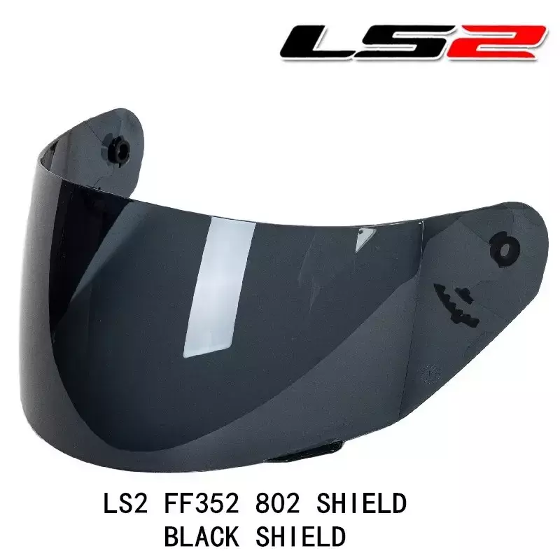 Visera de cristal para casco de motocicleta, visera completa para LS2, FF352, FF351, FF802, FF369, FF384, MHR-FF-15