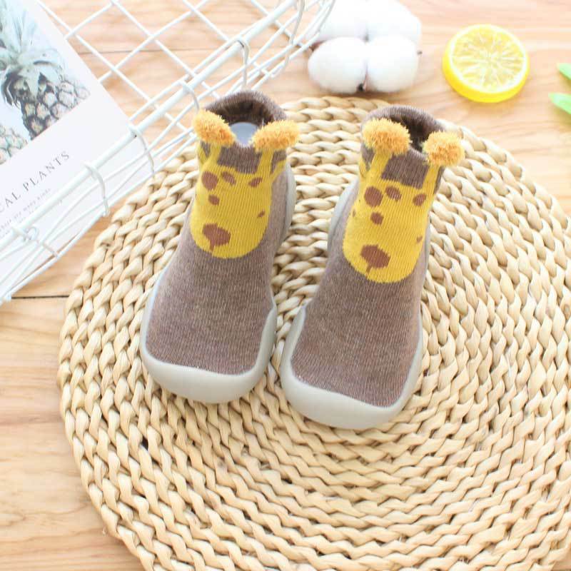 Pierwsze buty dla dzieci buty do chodzenia wiosna jesień skarpetki podłogowe niemowlę antypoślizgowe miękkie dno buty z podeszwą dla chłopców i dziewcząt w pomieszczeniach