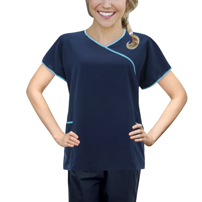 Medical Operating Room Comfortable Nurse Uniform Clinic Clinical Surgery Work Clothes Short Sleeve Skin Management Overalls
