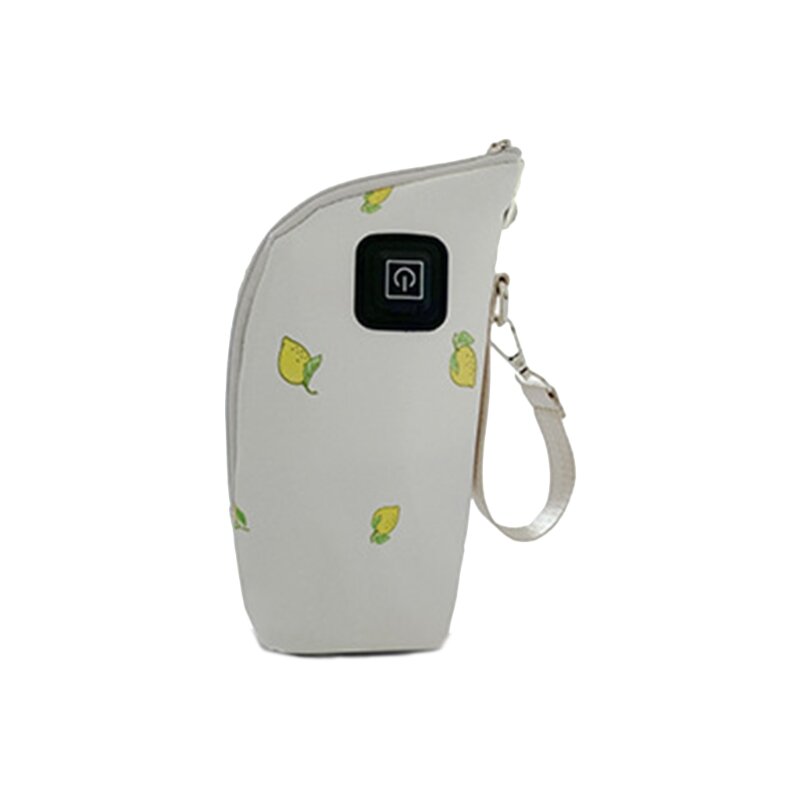 Calentador biberones USB portátil, calentador leche viaje con calefacción 5V y 2A, bolsa calentadora leche con