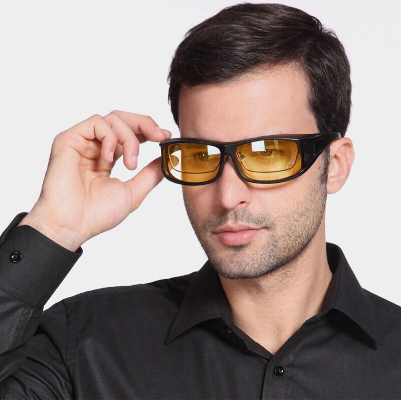 Солнцезащитные очки ночного видения 2023, автомобильные очки для ночного вождения, очки для вождения, солнцезащитные очки унисекс с УФ-защитой, солнцезащитные очки, очки в подарок