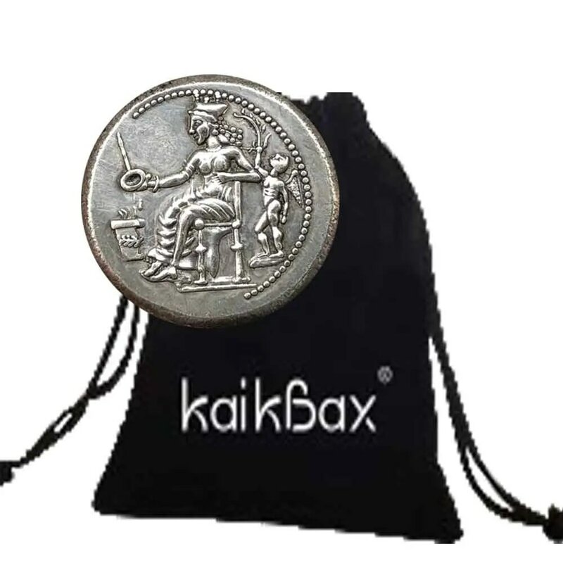 Роскошная забавная 3d-монета с Грецией и мамой и Ангелом Новинка парная художественная монета/удачи памятная монета карман забавная монета + подарочный пакет