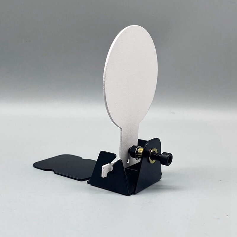 Маленькая миниатюрная инвертированная металлическая мишень для тренировок съемки ручной сброс практических целей прост в использовании белый и черный