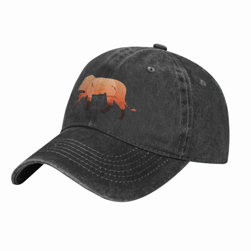 Lion Silhouette cappello da Cowboy cappello da sole berretto sportivo da uomo di marca di lusso da donna