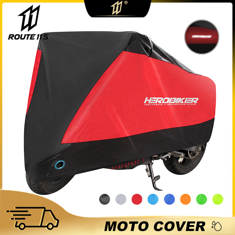 Motorcycle Cover Waterproof Outdoor Motorcycle Accessories Funda Moto Bike Cover Indoor UV Dustproof Rain Cover Scooter Bicycle