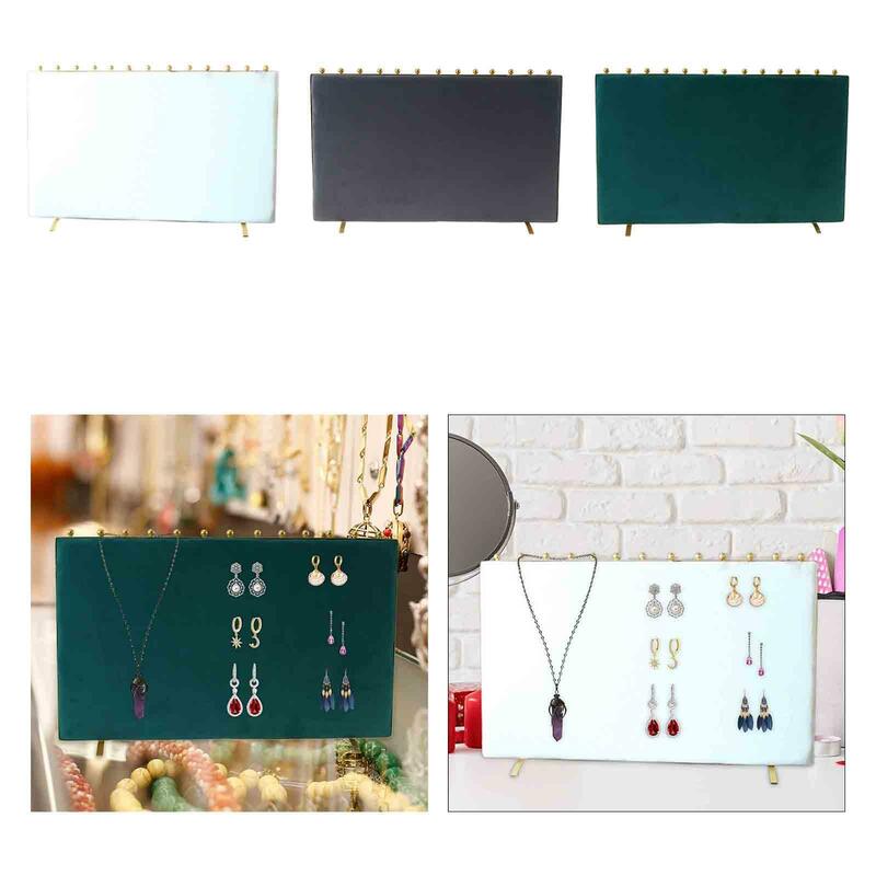 Earring Display Stand Holder Tabletop Display Boards Jewelry Display for Dresser Showcase Props Shopping Mall Live Broadcasting