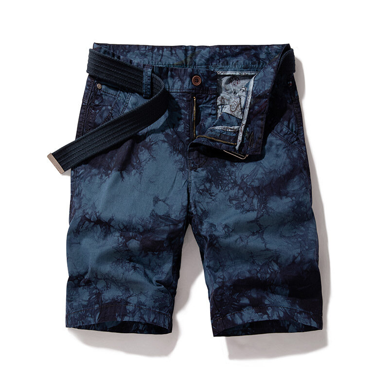 New Arrivals Men's Baggy Cargo Shorts Male Straight Cotton Camo Shorts for Sports and Outdoor