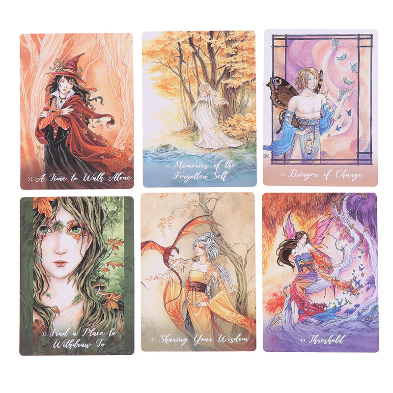 44 Sheet/box Foxfire Oracle Cards Tarot Deck Mysterious Divination Card Board Games Party Casual Game