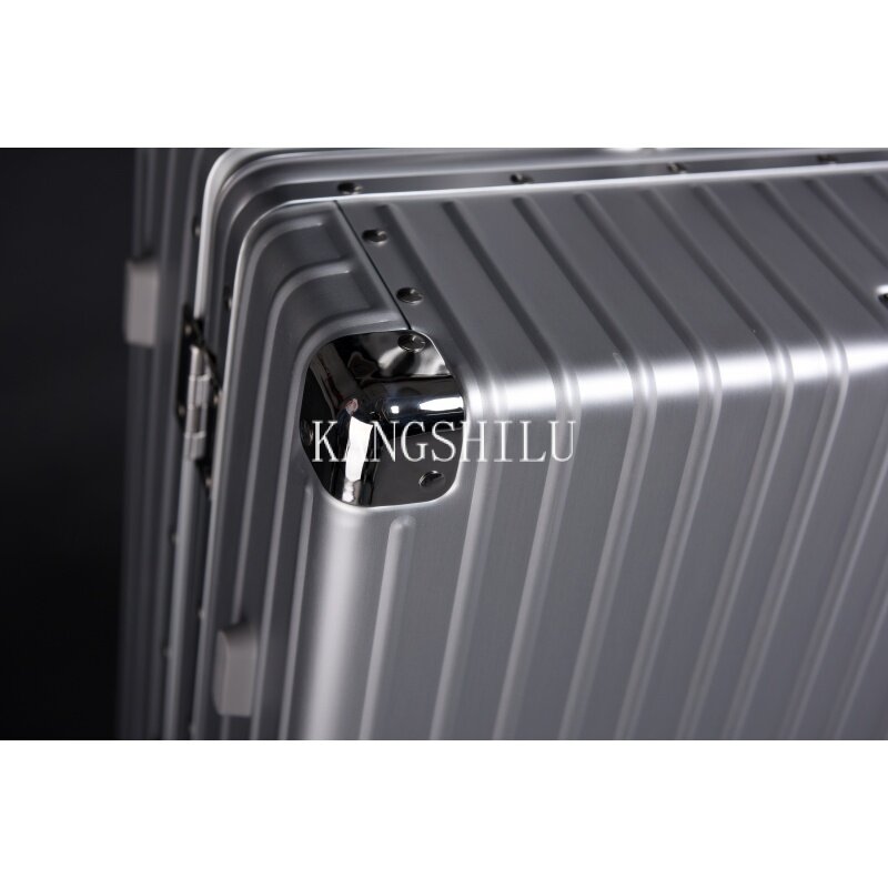 Предпочтительный чемодан для ручной клади из алюминиево-магниевого сплава, 20-дюймовая дорожная тележка на колесах со стандартным паролем, Дорожный чемодан с алюминиевой рамкой
