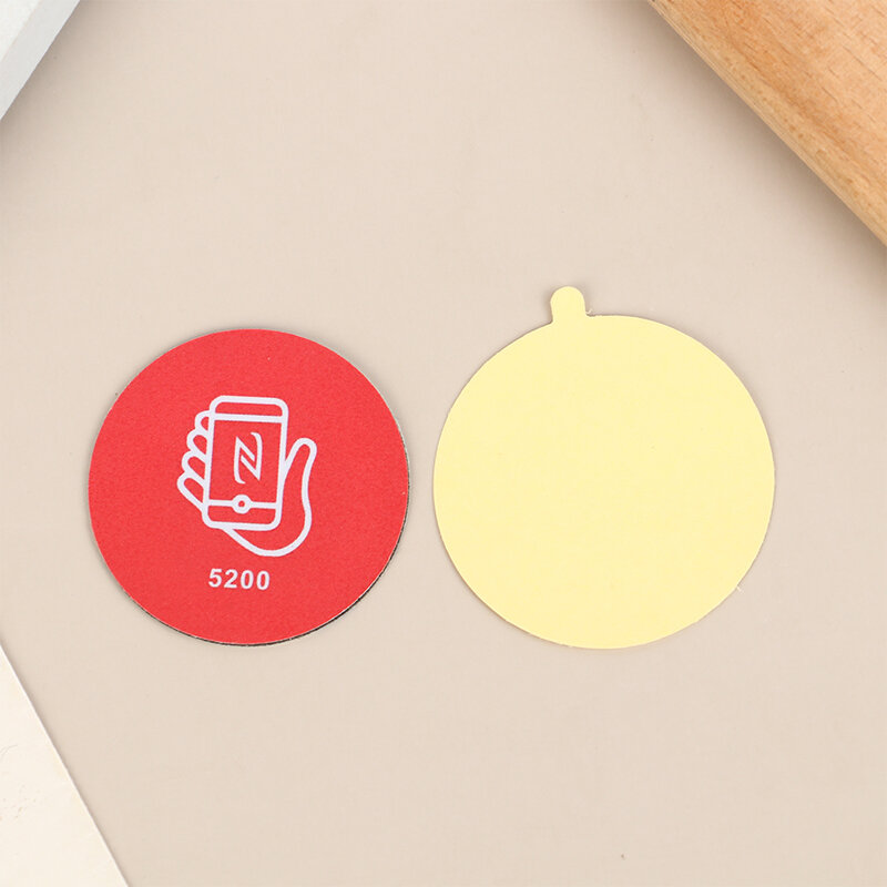 RFID Rewritable Sticker Keytag Anti Metal Interference Label Writable Key Token Tag Card Duplicate