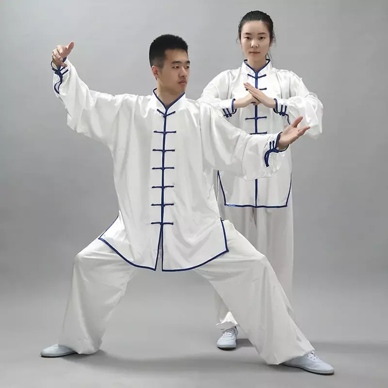 Uniforme Kung Fu estilo chinês para homens e mulheres, Tai Chi, Wushu, artes marciais, exercício matinal, terno Bruce Lee Tang, qualidade superior