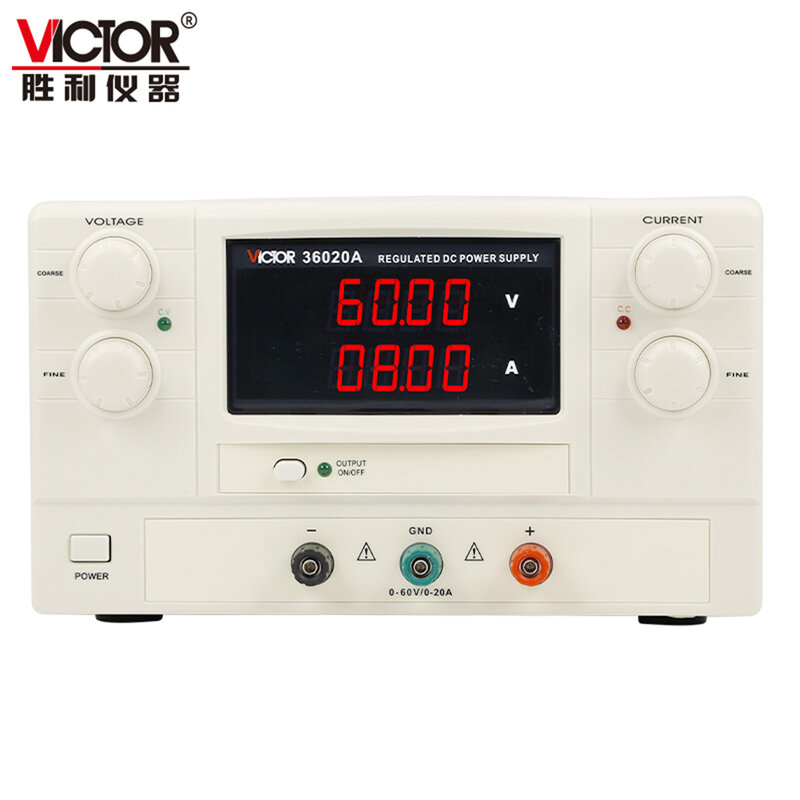 VICTOR 31005A 32005A 33030A 36020A 33010B 30603C, fuente de alimentación estable de un solo canal, programa controlado inteligente