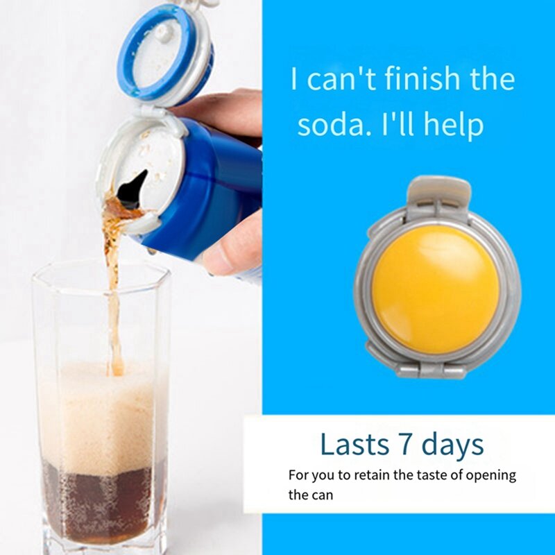 Keep Soda 2 Click Fizz Keeper Pump e Pour per lattine da 12 once di bevande gassate di dimensioni Standard