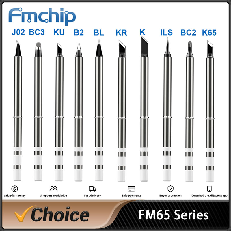 Fm65 lötkolbens pitzen für t65 HS-01 gvda300 t85 sh72 ersatz heizung lot kompatibel mit sh serie nicht anwendbar t12