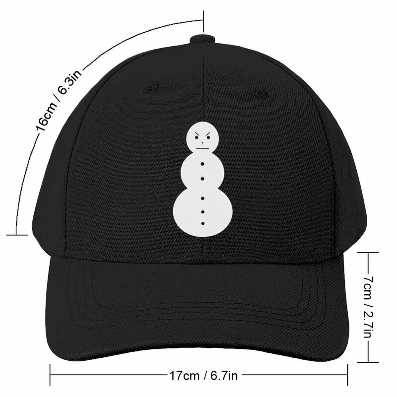 Angry Jeezy Snowman Baseball Cap Gentleman Hat boonie hats sun hat Mens Cap Women'S