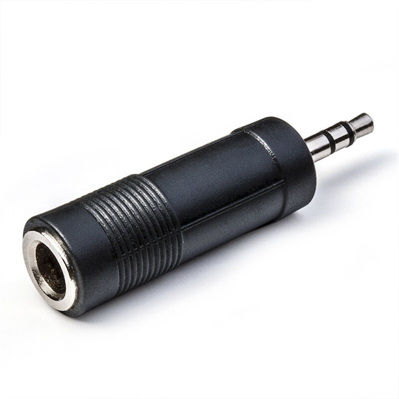 Alta qualità da 3.5mm femmina a 6.35mm maschio adattatore Audio per cuffie Stereo connettore per microfono applicazioni Audio