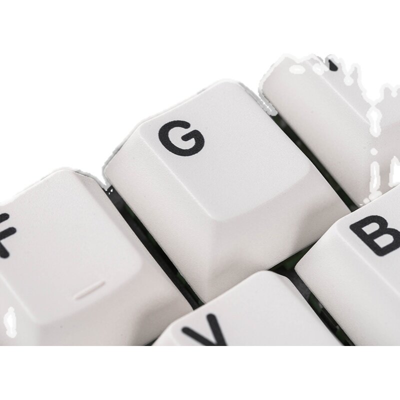 Keebox Shenpo busur Minimall sederhana putih DIY kustom Keyboard keycap Cherry profil PBY Dye Sub Full Set