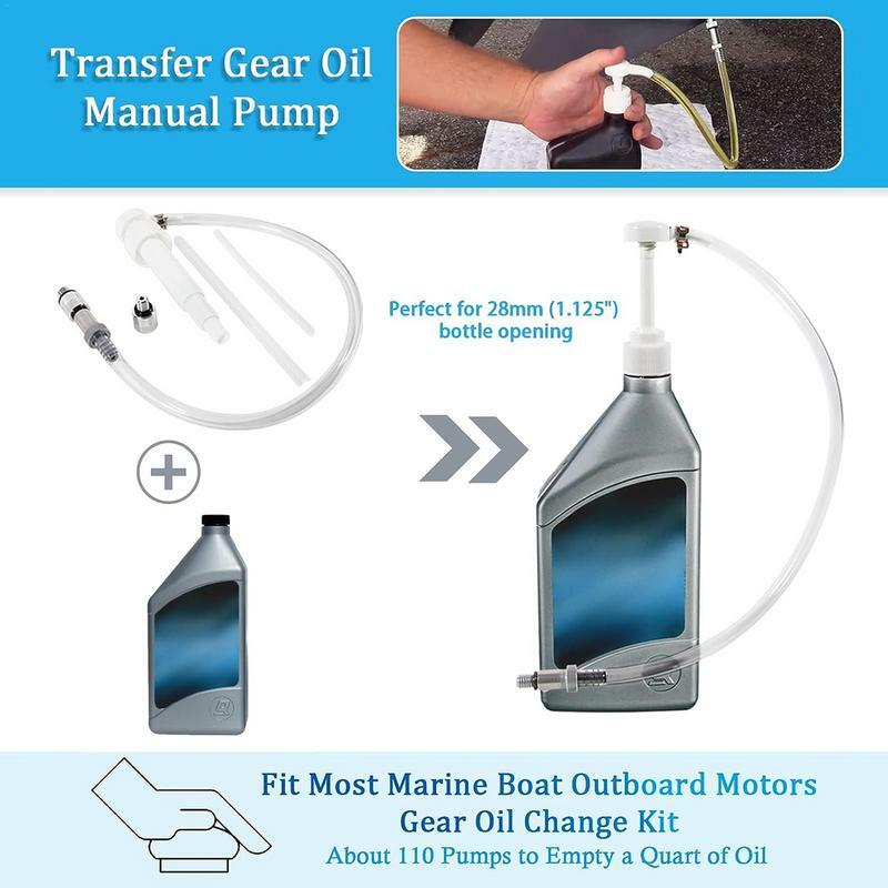 Upgrade Transmission Fluid Marine Pump Gear Oil Transfer Pump Gear Lube Pump Accessories for Marine Lower Unit Boat Gear Lube