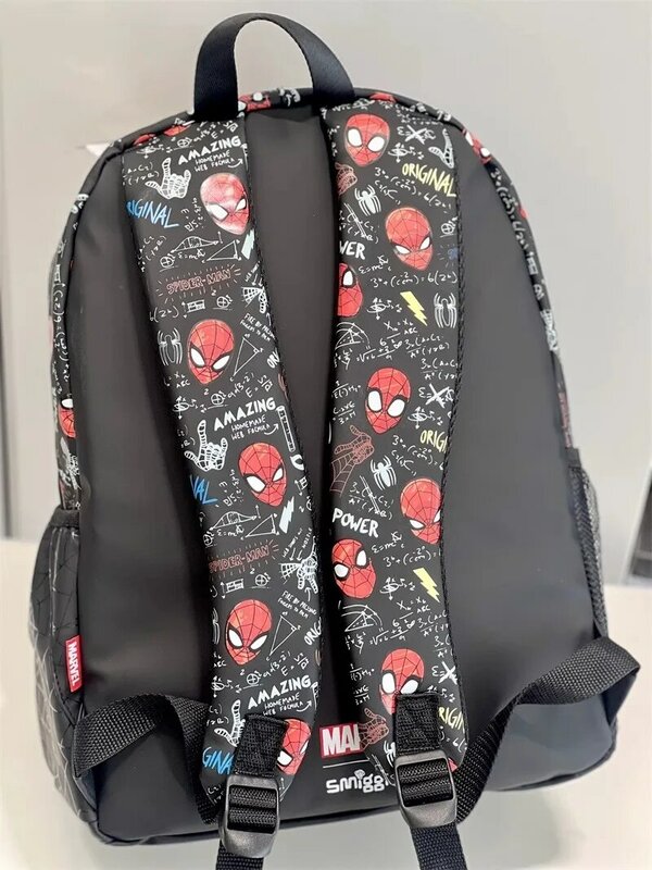 MINISO Spider-Man tornister o dużej pojemności kreskówka syrenka plecak podstawowy i drugi plecak uczniowie