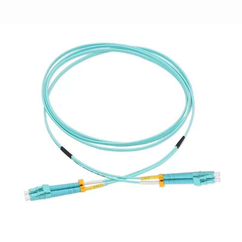 Línea de fibra óptica/LC-LC OM3 UPC multimodo Duplex, 2,0mm, Cable de parche de fibra LC