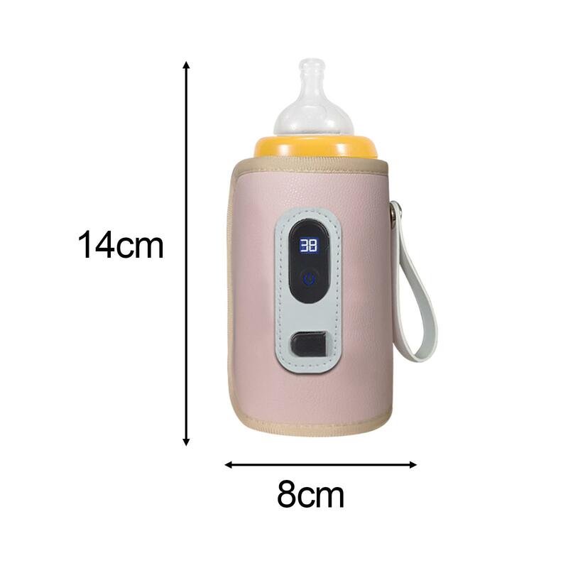 Mok Melkverwarmer Voor De Meeste Flessen Temperatuuraanpassing Babyfles Houden Warmer Voor Winkelen Verpleegkundig Dagelijks Gebruik Reizen Kamperen