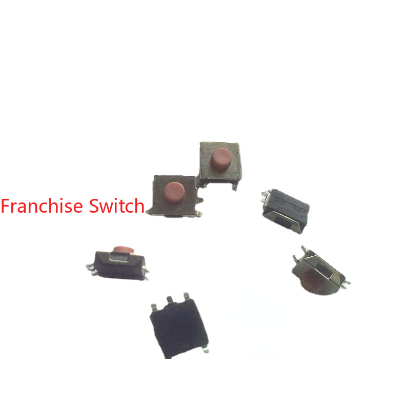 Tipo de Patch Botão Interruptor De Toque Leve, Pacote Original e Estoque, Garantia de Qualidade, 6x6x3.1, 10Pcs