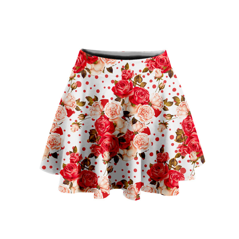 Дизайнерская Летняя женская одежда DIY из аниме/фото/певицы, короткая юбка с 3d принтом, короткая бальная юбка с сублимационной печатью, платье