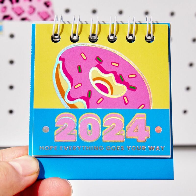 Календарь для ежедневного использования, настольный календарь 2024, офисный подарок, стоячий домашний декор, новинка, декоративный миниатюрный ежедневный домашний