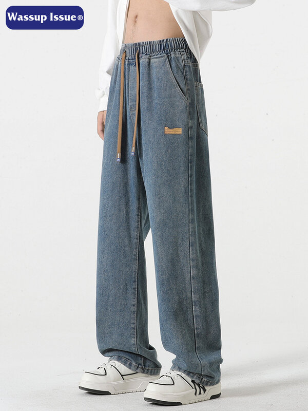Весенне-осенние широкие джинсы WASSUP