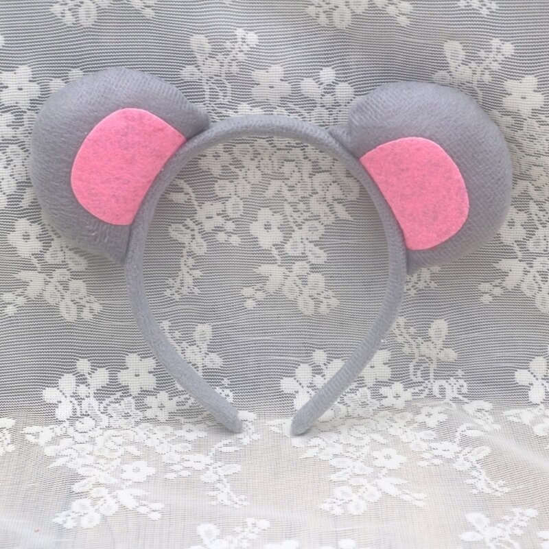 Children Boys Girls Role Play Mouse Costume Accessories Mouse Ears Headband Bowtie Gloves Tail Tutu Skirts for Party Stage Wear
