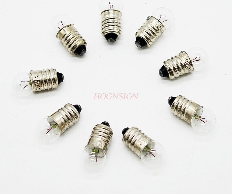 Shanghai brand small light bulb electric bead 1.5V small lamp bead electric light bulb electrical experiment spiral wire mouth