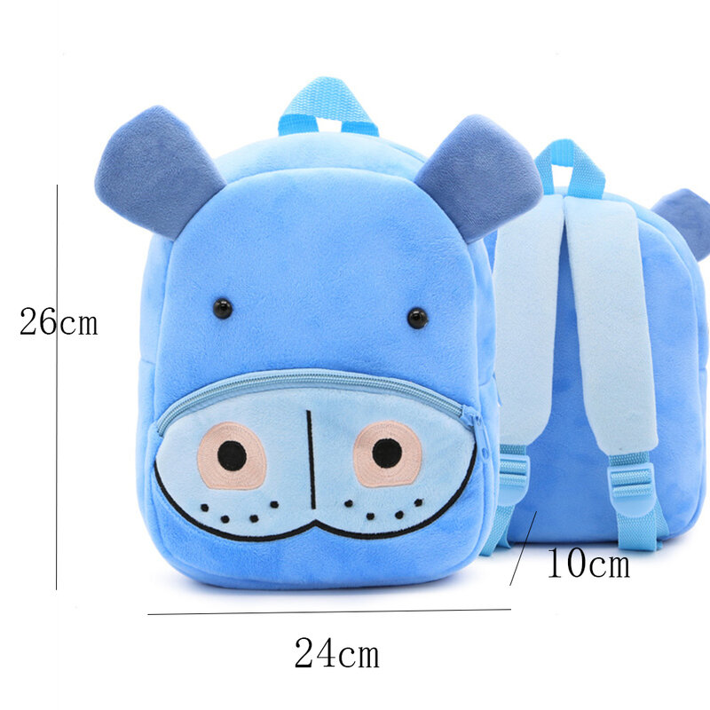 Cute Plush Backpack for Children, Kindergarten Backpack, Custom, personalizado, escola primária, desenhos animados, Little Boys, Girls