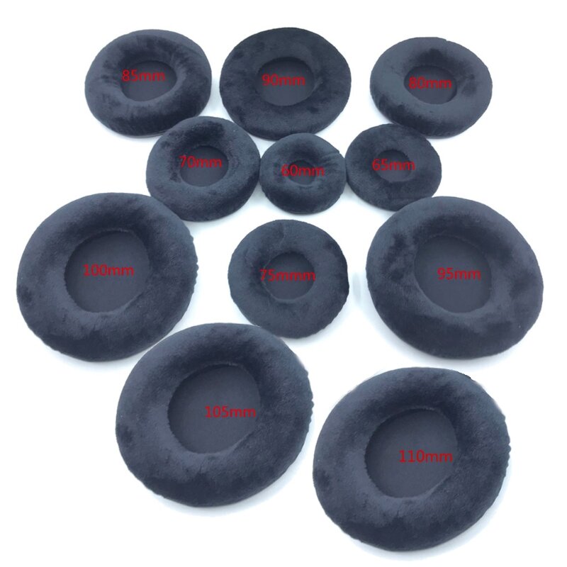 Kwalifikowane nauszniki Miękkie aksamitne poduszki Zestaw słuchawkowy 60 mm–110 mm