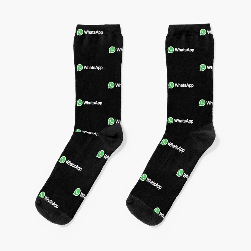 WhatsApp Socken Cartoon Socken Socken Baumwoll strümpfe Mann Golf Herren Socken Frauen