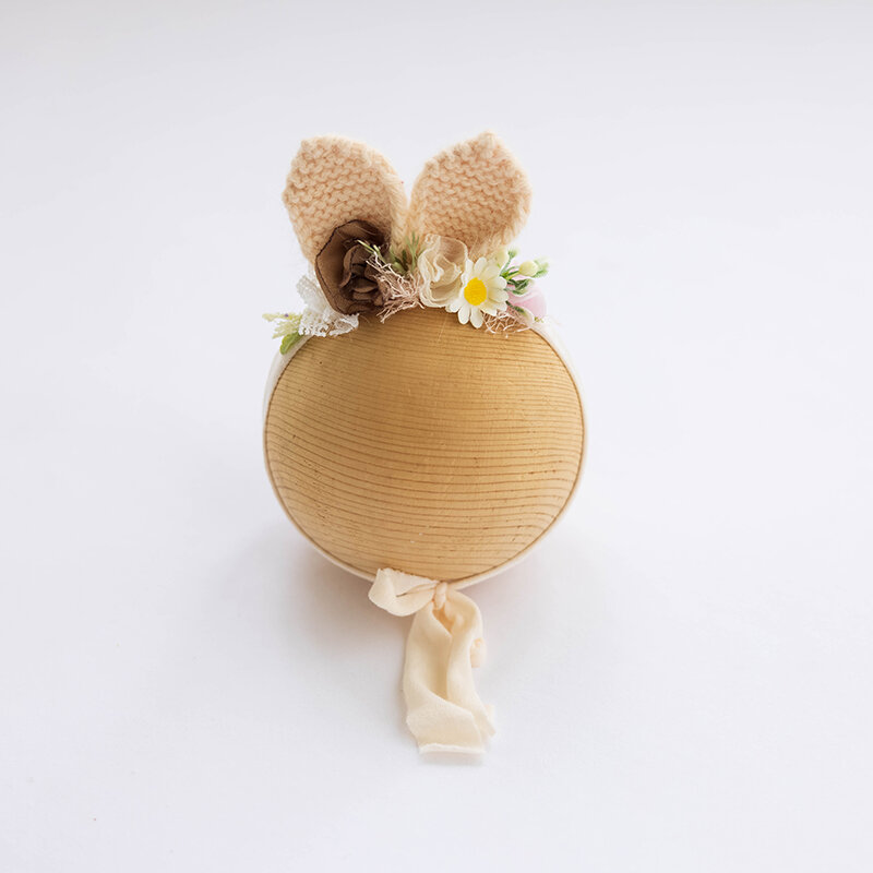 Zwierzę opaska fotograficzna rekwizyty królik uszy sztuczne kwiaty akcesoria do włosów akcesoria zdjęcie dziecka zdjęcie dziecka rekwizyty fotograficzne dziewczyny
