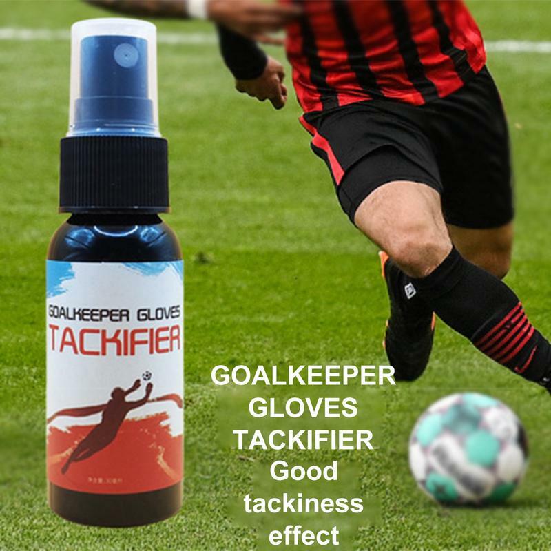 Goalie Mitten Spray 30มล. หัวสเปรย์ถุงมือฟุตบอลอุปกรณ์เสริมสำหรับจับกระชับด้ามจับผู้รักษาประตูฟุตบอล