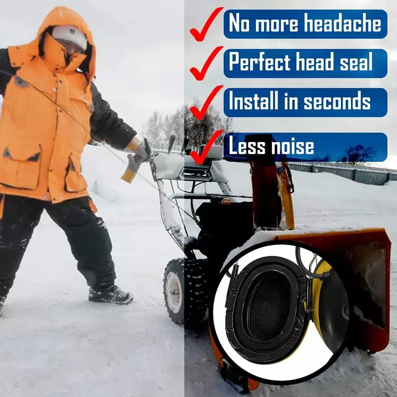 Soft Cooling Silica Gel Headphone, Earpads para 3M Peltor, almofadas grossas, substituição, 1 par