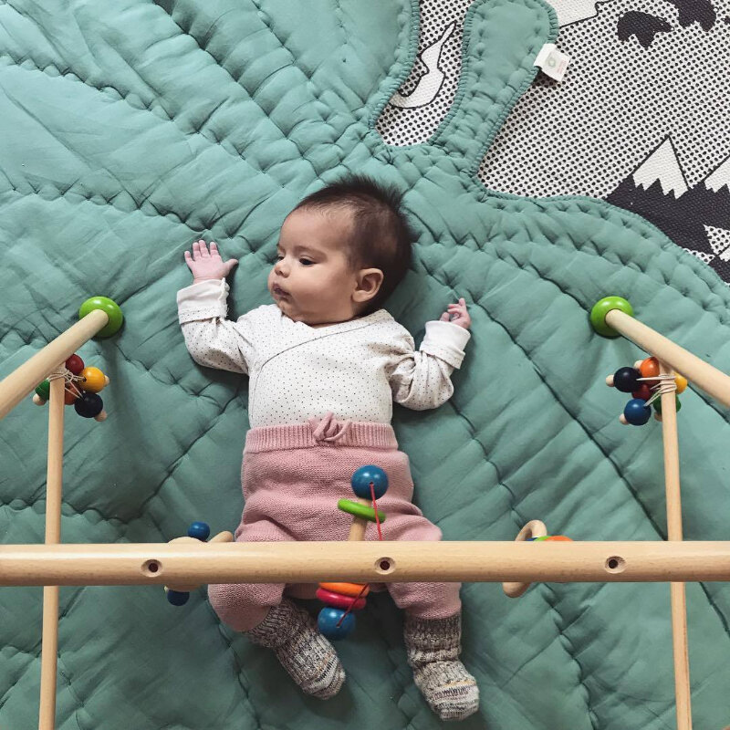 Folha do bebê em forma de tapete do assoalho cobertor do jogo do bebê almofada de escalada de algodão almofada de jogo cobertor do trole do bebê crianças quarto decoração