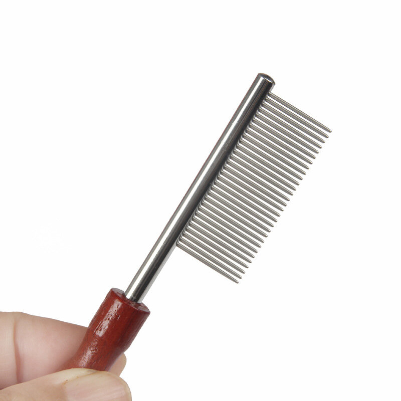 Pente de aço inoxidável para homens, Pente de metal, Pente de barba, Bigode Care, Ferramentas Shaping, Pocket Hair, Salon Styling