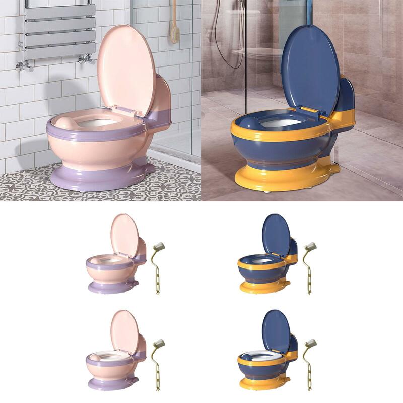 Pot de toilette pour nourrissons, siège de toilette compact, facile à nettoyer (brosse)