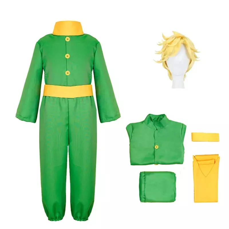 زي تنكري للكبار والأطفال ، بدلة موحدة خضراء للأطفال ، هالوين ، كرنفال ، ملابس أداء مسرحي