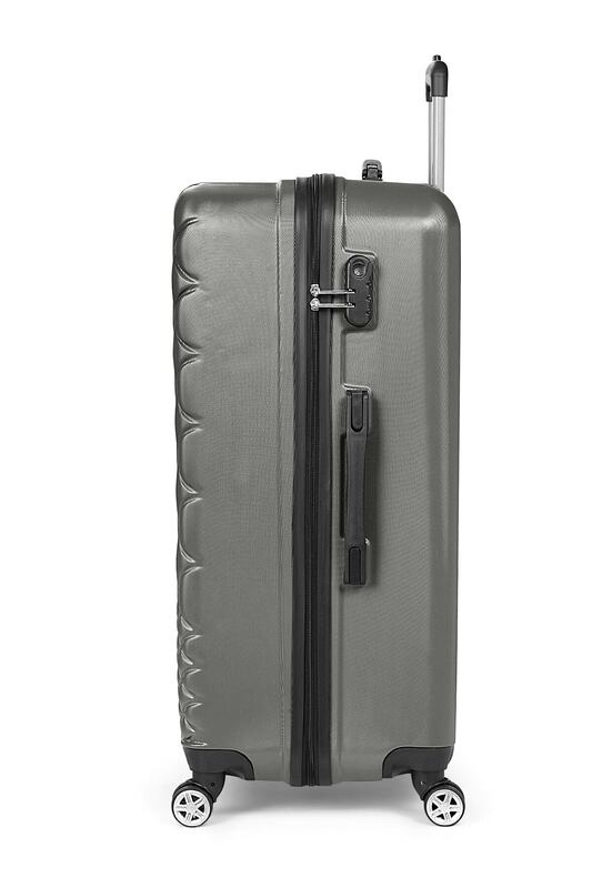 P55ucvlz02 3ü lü valiz seti koyu gri
