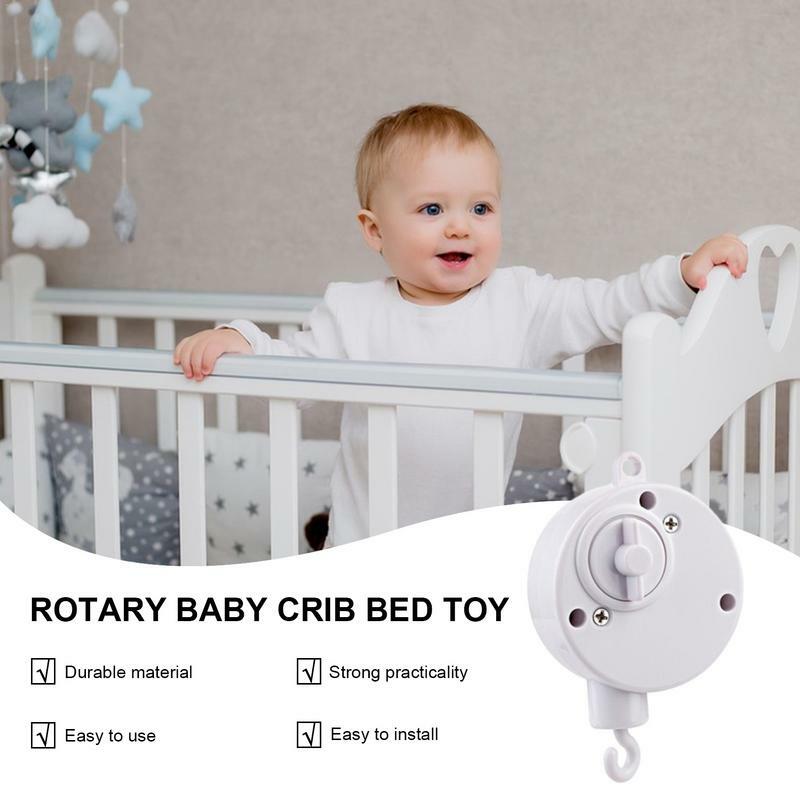 Universal Rotating Bed Bell Holder, prático e durável chocalhos suporte para bebês, decoração do berçário
