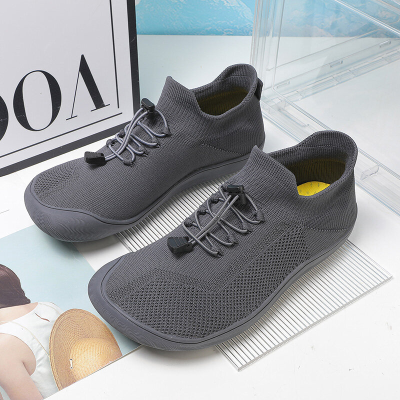 Unisex Barefoot Shoes 2024 Men's Minimalist Cross-Trainer Shoes Wide Toe Walking Shoes Zero Drop Sole Trail Running Sneakers