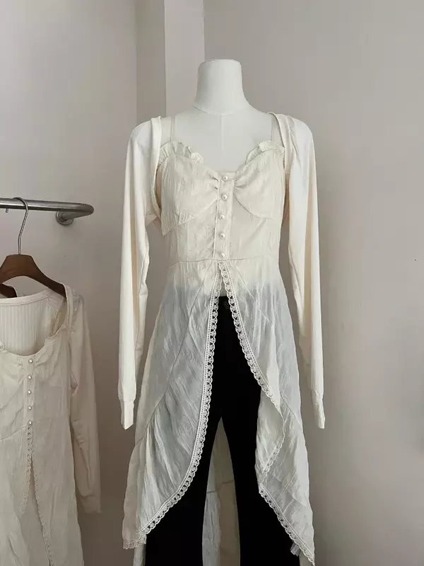 2024 Vintage Y2k abbigliamento coreano 2 pezzi gonne set donna Casual Y2k Crop Top camicetta + cinturino Mini abito festa in spiaggia giapponese