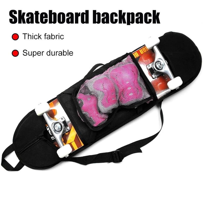 スケートボードキャリーバッグスケートボードトートショルダーバッグキャリアショルダースケートボードバランススクーター収納カバーバックパックマルチサイズバッグ