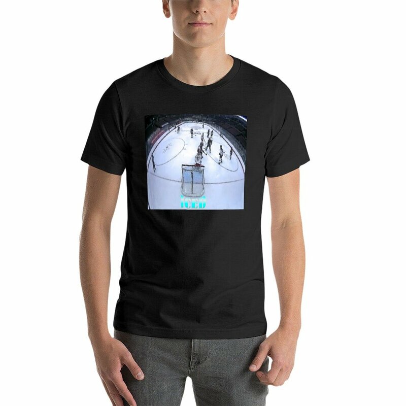 남성용 아이스 하키 티셔츠, 미적 의류, 여름 탑, 면 티셔츠