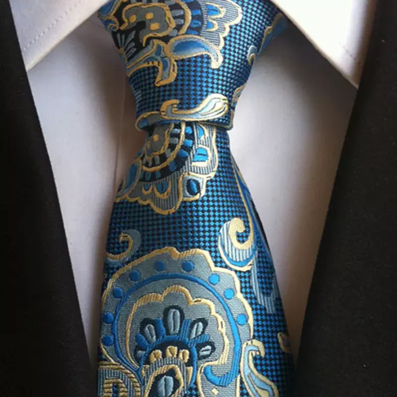 ربطة عنق من الحرير للرجال ، ربطة عنق من البوليستر ، أزياء العمل ، مربوطة باليد ، مناسبة لمكان العمل والزفاف